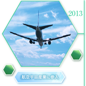 航空宇宙産業に参入